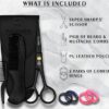 5” Professional Beard Scissors with Combs & Pouch