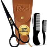 Premium 5'' German Beard Scissors & Comb Set