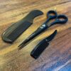 STONLI® 5" Beard & Moustache Scissors with Comb & Pouch